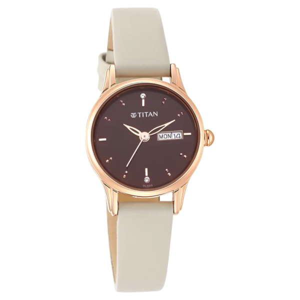 TITAN Lagan Brown women Watch 2656WL01