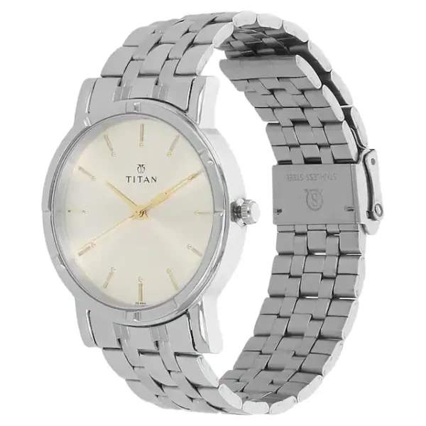TITAN 1639SM01 Silver Dial Watch - Image 2