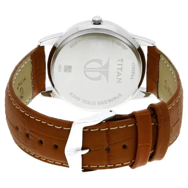 TITAN Silver Dial 1735SL01 Watch - Image 4
