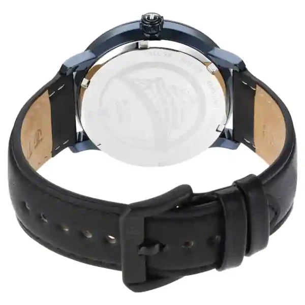 TITAN Maritime Watch with Black Dial & Leather Strap 1828QL04 - Image 5