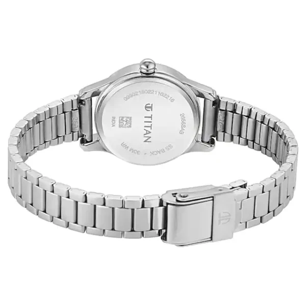 TITAN Lagan Black Dial Metal Strap Watch 2656SM03 - Image 4