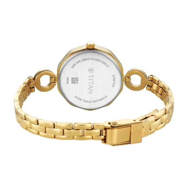 TITAN Silver Dial Watch for Women 2702YM01 - Image 4