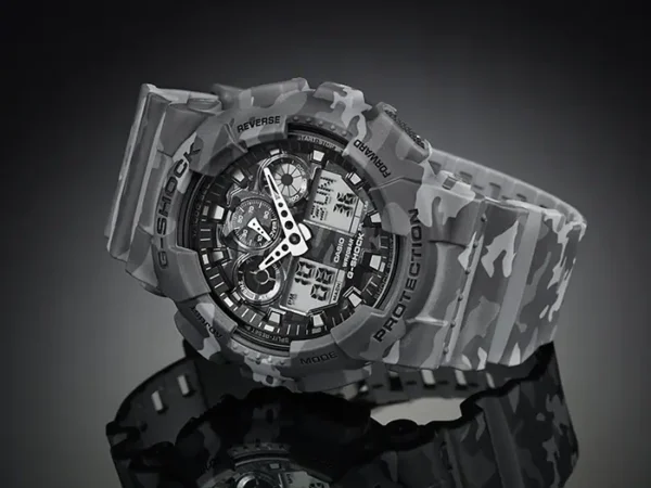 CASIO G-SHOCK ANALOG-DIGITAL WATCH GA-100CM-8A