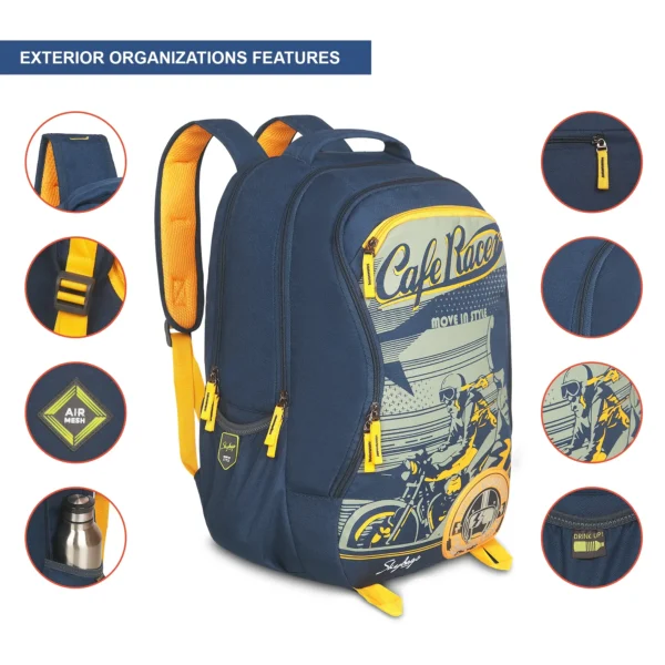SKYBAGS OFFROADER PRO LAPTOP BACKPACK - Image 4