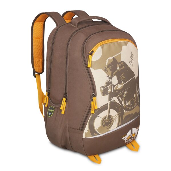 SKYBAGS OFFROADER PRO GREY LAPTOP BACKPACK - Image 2