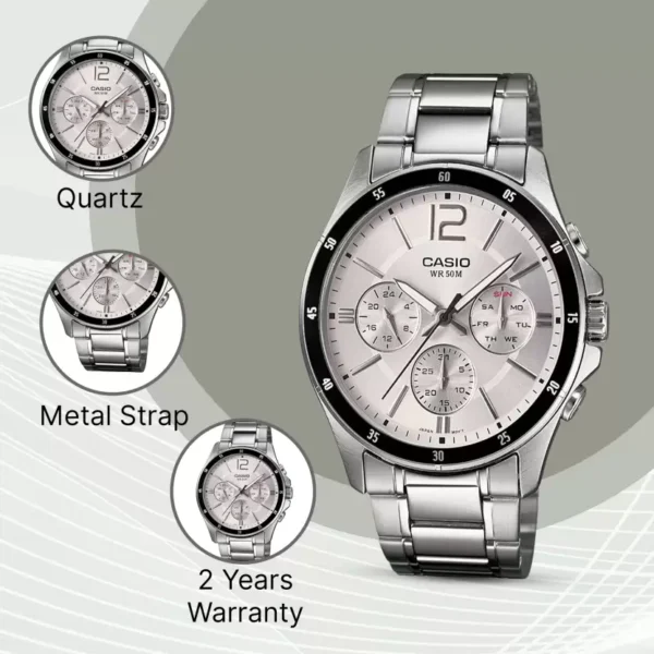 CASIO ENTICER  MTP-1374D-7AV MEN WATCH - Image 2